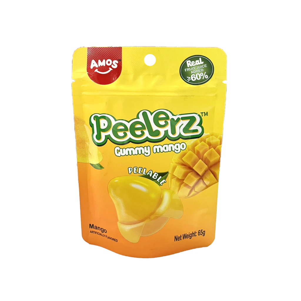 3D PEEL-OFF MANGO GUMMY CANDY 65G – VIETNAM | FUN FRUIT-FLAVORED SNACK