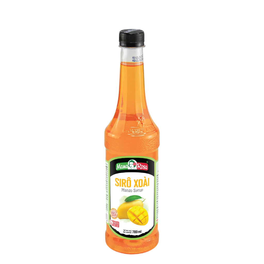 MANGO SYRUP 700ML – VIETNAM | SWEET TROPICAL FLAVOR FOR BEVERAGES & FOODSERVICE