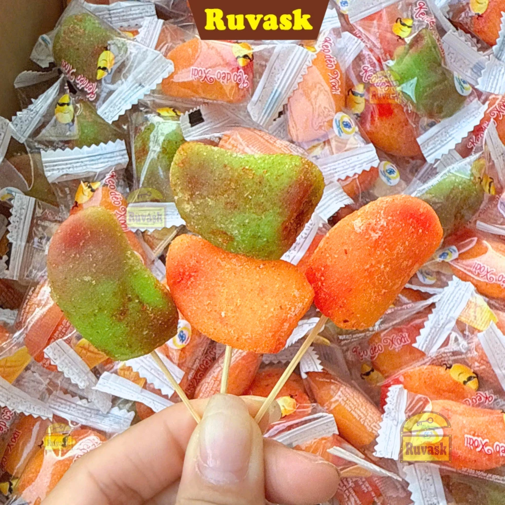 MANGO GUMMY CANDY WITH CHILI SALT & MELTING CENTER – VIETNAM | SWEET-TANGY CHEWY SNACK 2