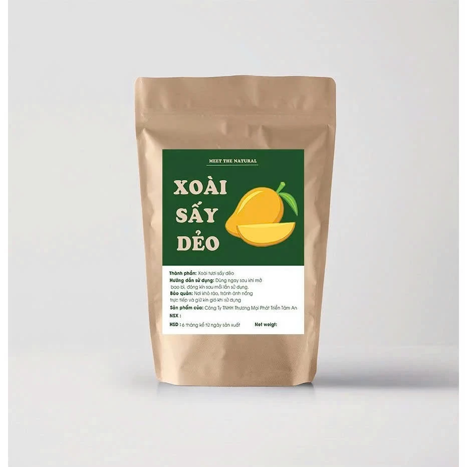 SOFT-DRIED WHOLE MANGO 500G – VIETNAM | NATURAL SWEET-TANGY FRUIT SNACK FOR EXPORT