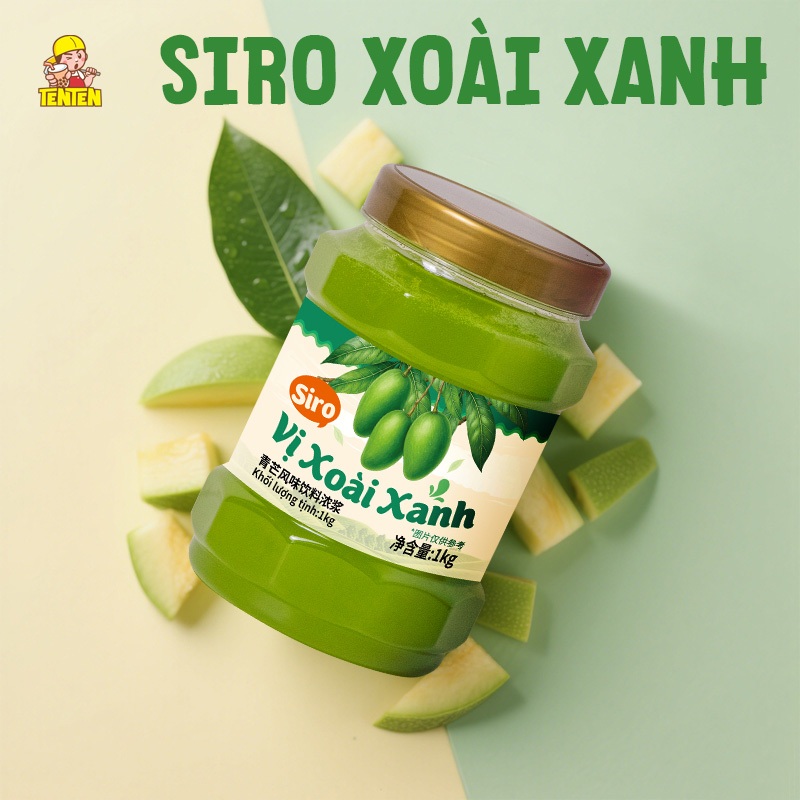 GREEN MANGO SYRUP 1KG – VIETNAM | YOUNG MANGO FLAVOR FOR FRUIT TEA