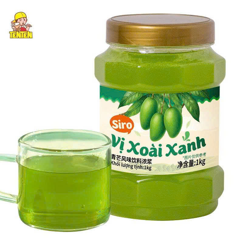 GREEN MANGO SYRUP 1KG – VIETNAM | YOUNG MANGO FLAVOR FOR FRUIT TEA 2