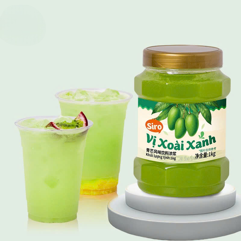 GREEN MANGO SYRUP 1KG – VIETNAM | YOUNG MANGO FLAVOR FOR FRUIT TEA 4