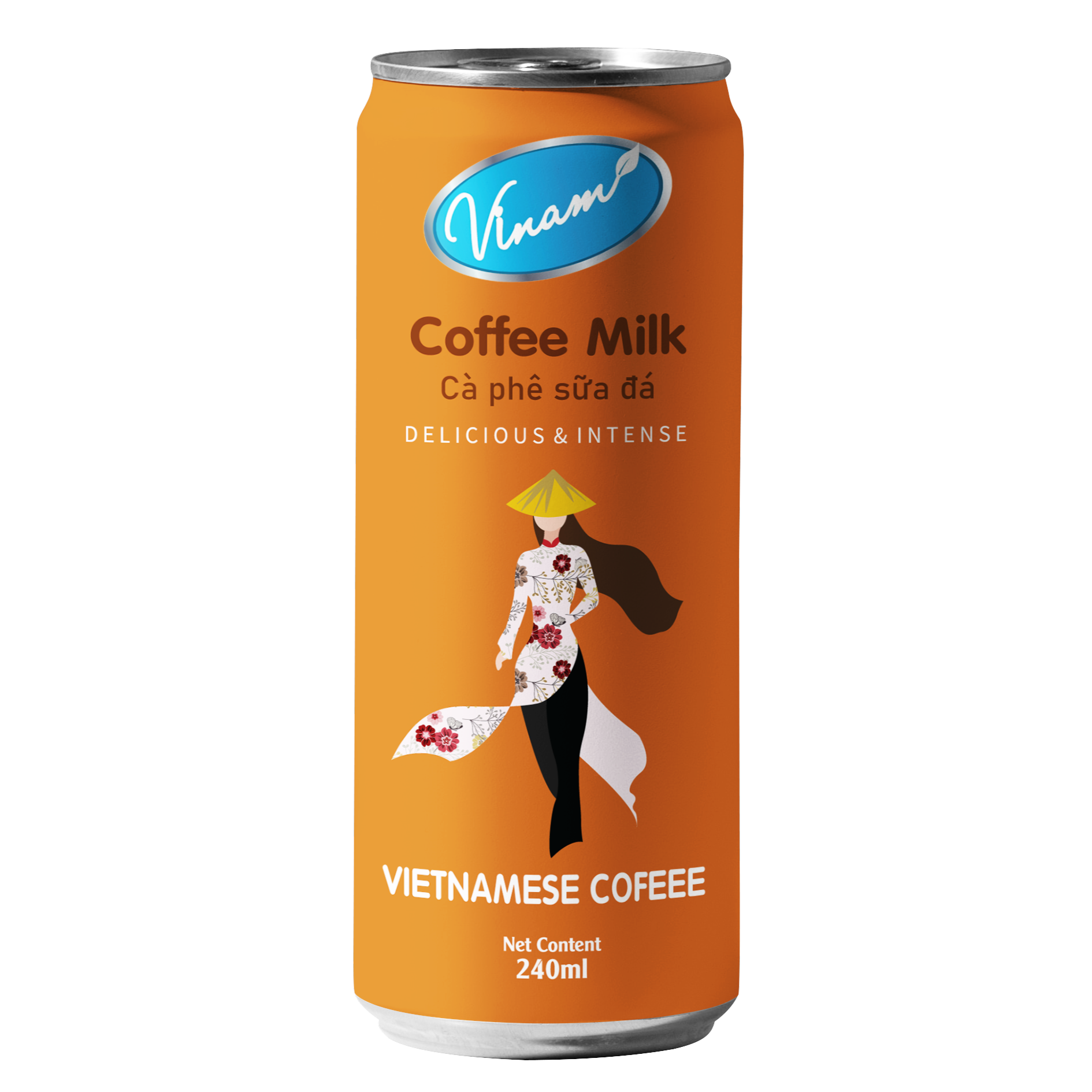 VIETNAMESE ICED MILK COFFEE 250ML – CANNED | READY-TO-DRINK COFFEE FOR EXPORT