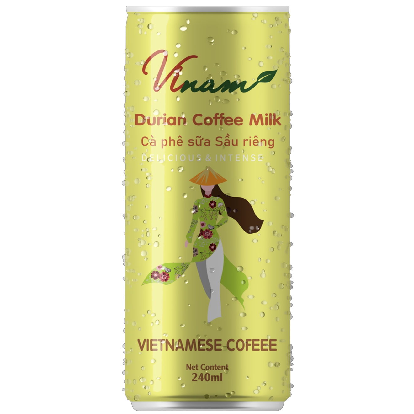 DURian MILK COFFEE 250ML – VIETNAM | CANNED READY-TO-DRINK COFFEE