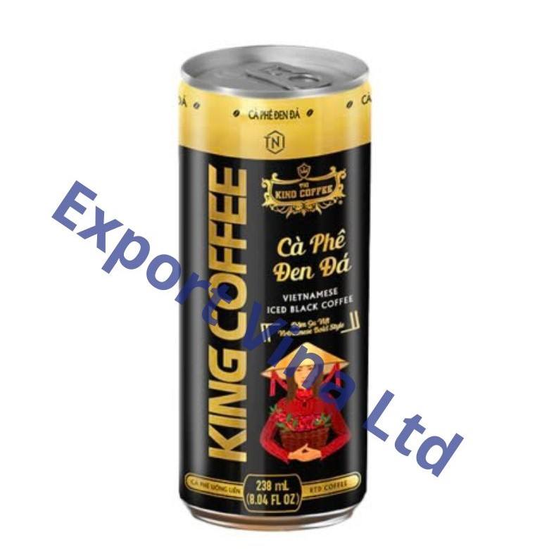 KING COFFEE VIETNAMESE BLACK ICED COFFEE 238ML × 24 CANS – READY-TO-DRINK | WHOLESALE 2
