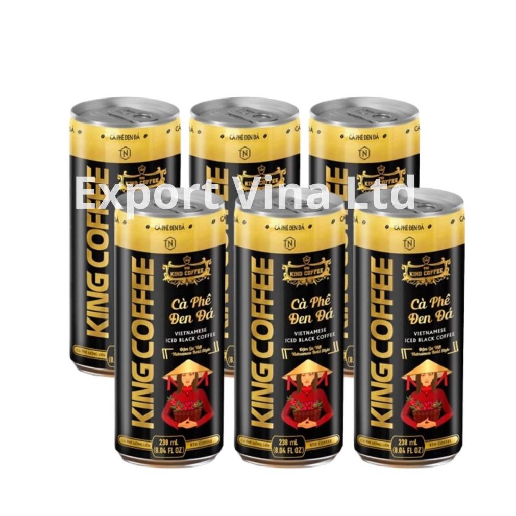 KING COFFEE VIETNAMESE BLACK ICED COFFEE 238ML × 24 CANS – READY-TO-DRINK | WHOLESALE 3