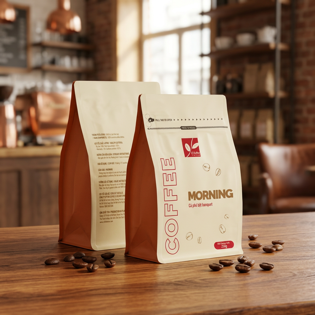 100% ROBUSTA VIETNAMESE PHIN COFFEE 250G – DARK ROAST | CT COFFEE, 100 PACKS/CASE