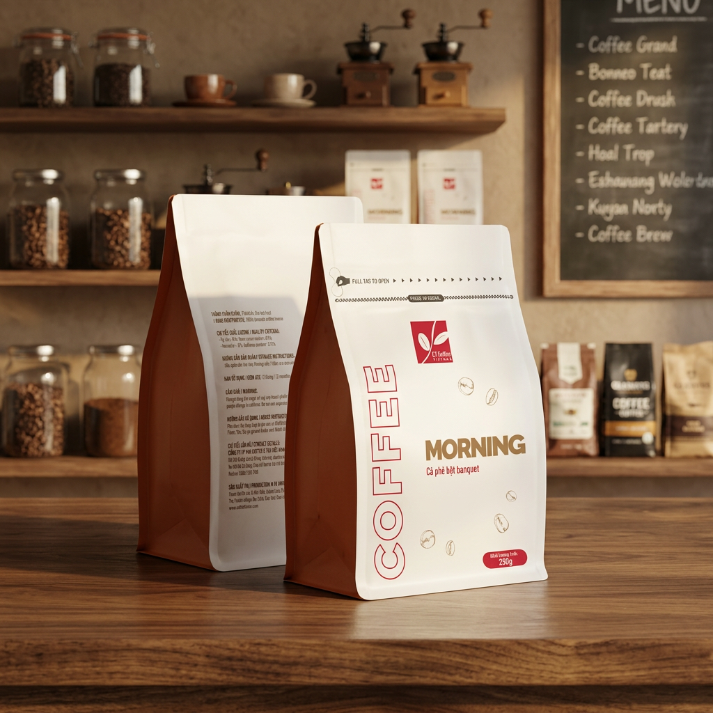 100% ROBUSTA VIETNAMESE PHIN COFFEE 250G – DARK ROAST | CT COFFEE, 100 PACKS/CASE 4