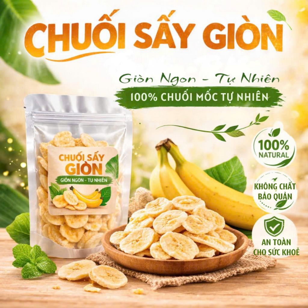NATURAL VIETNAMESE DRIED BANANA 500G – GRADE 1 | EXPORT QUALITY, NATURALLY SWEET 2
