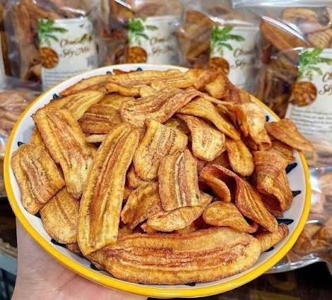 1KG VIETNAMESE NATURAL DRIED BANANA – NO ADDED SUGAR | CRISPY & DELICIOUS