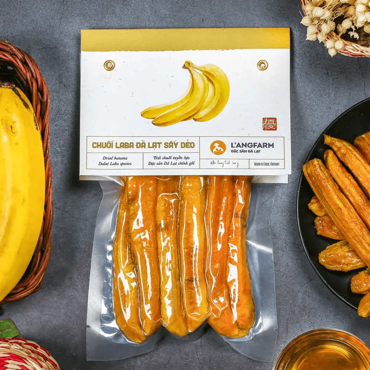 SOFT DRIED DALAT BANANAS 500G – NO ADDED SUGAR | NATURALLY SWEET SNACK 4