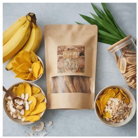 PREMIUM BEN TRE SOFT DRIED BANANAS 1KG – GRADE 1 | VIETNAMESE SPECIALTY FRUIT