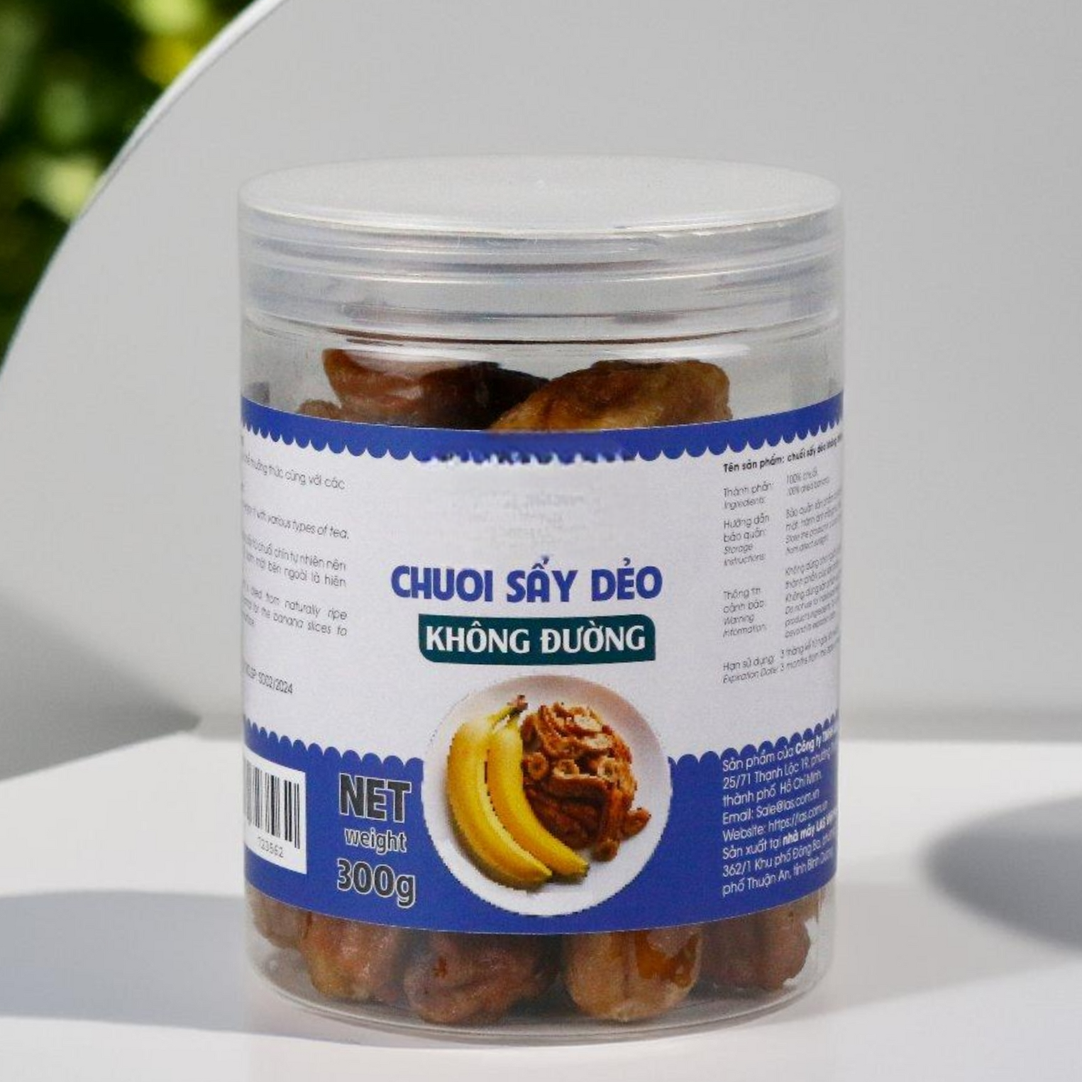 VIETNAMESE SOFT DRIED BANANA JAM 300G – NO ADDED SUGAR | SEALED SNACK PACK