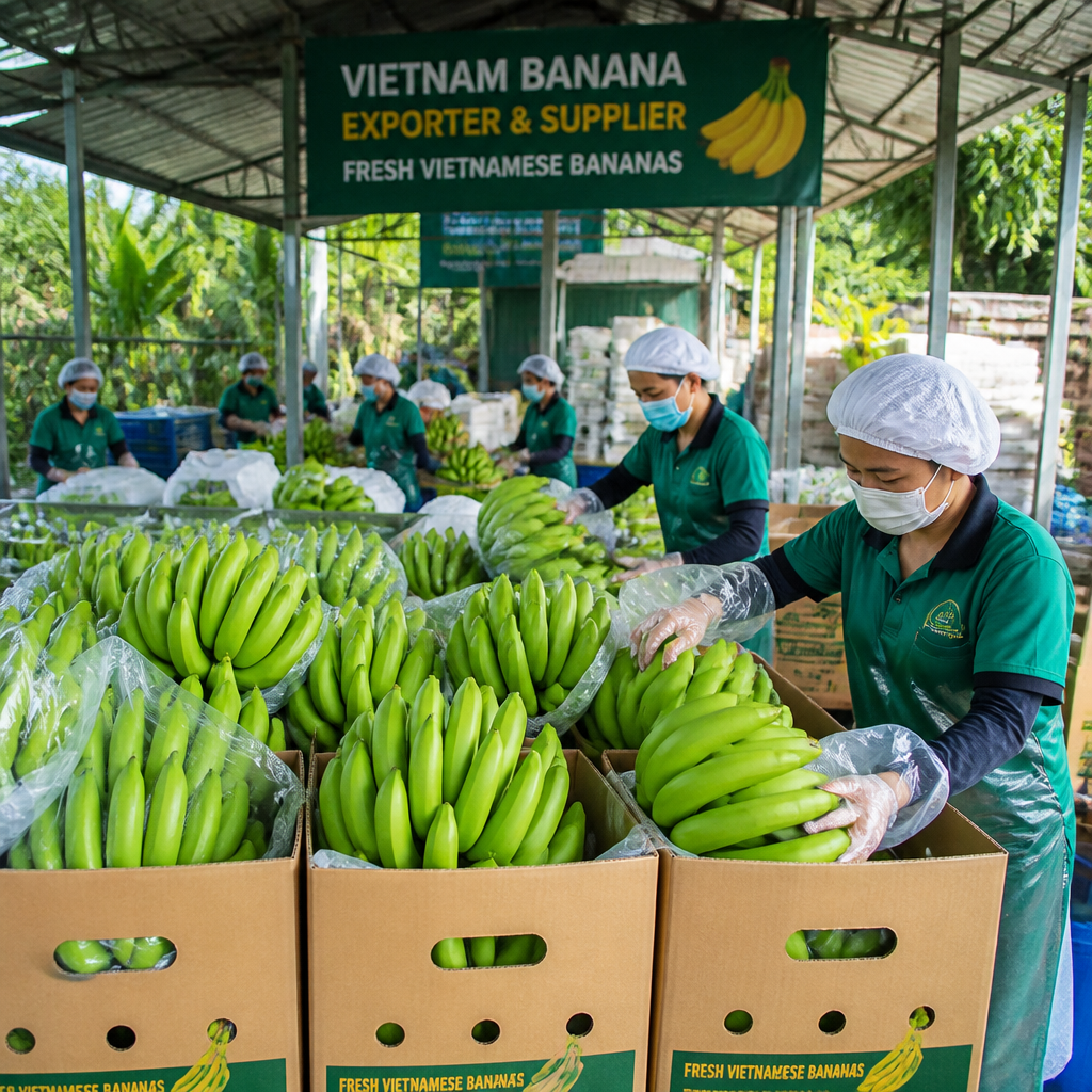 Vietnam Banana Exporter & Supplier – Fresh Vietnamese Bananas