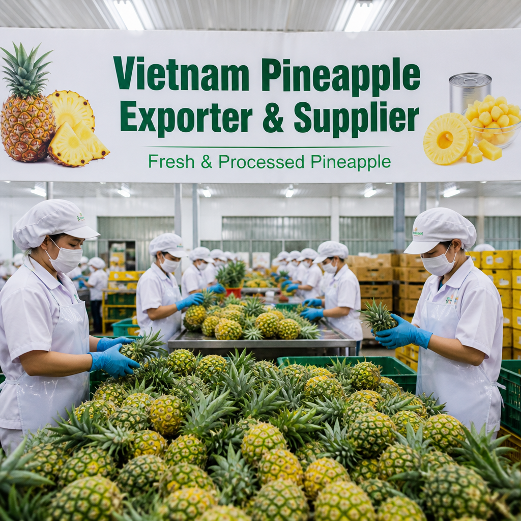 Vietnam Pineapple Exporter & Supplier – Fresh & Processed Pineapple