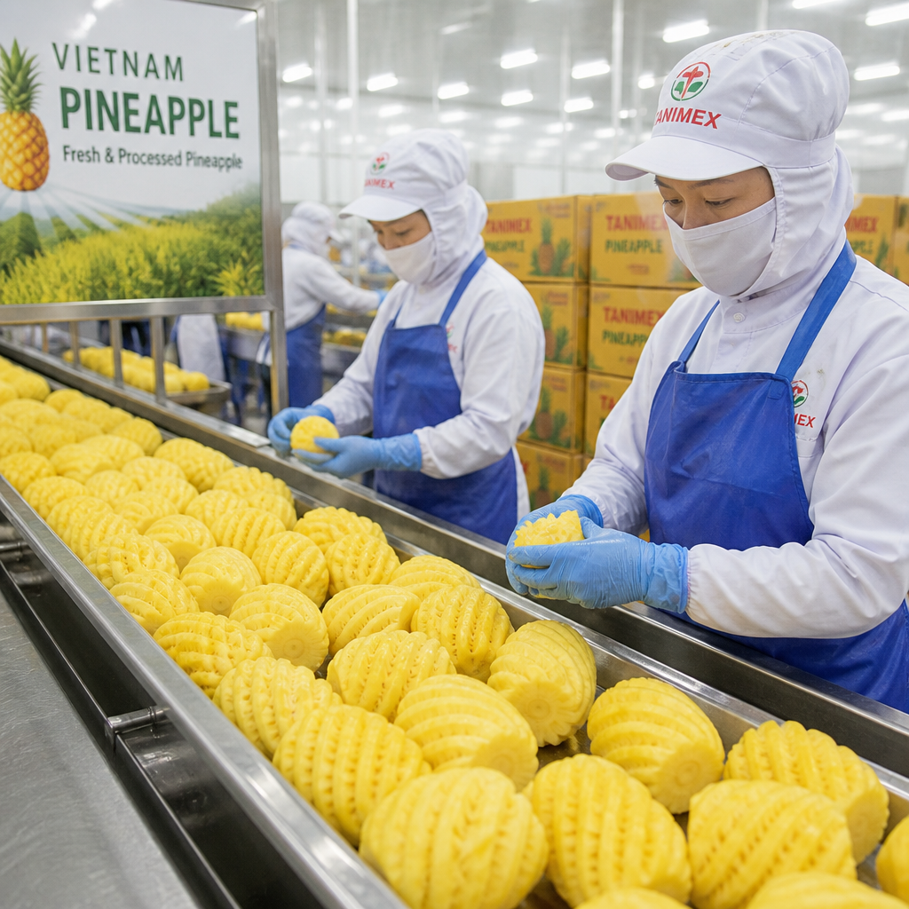 Vietnam Pineapple Exporter & Supplier – Fresh & Processed Pineapple