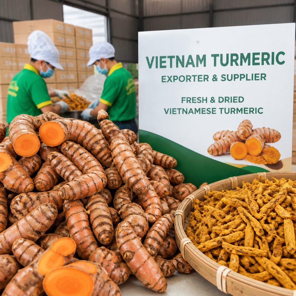 Vietnam Turmeric Exporter & Supplier – Fresh & Dried Vietnamese Turmeric