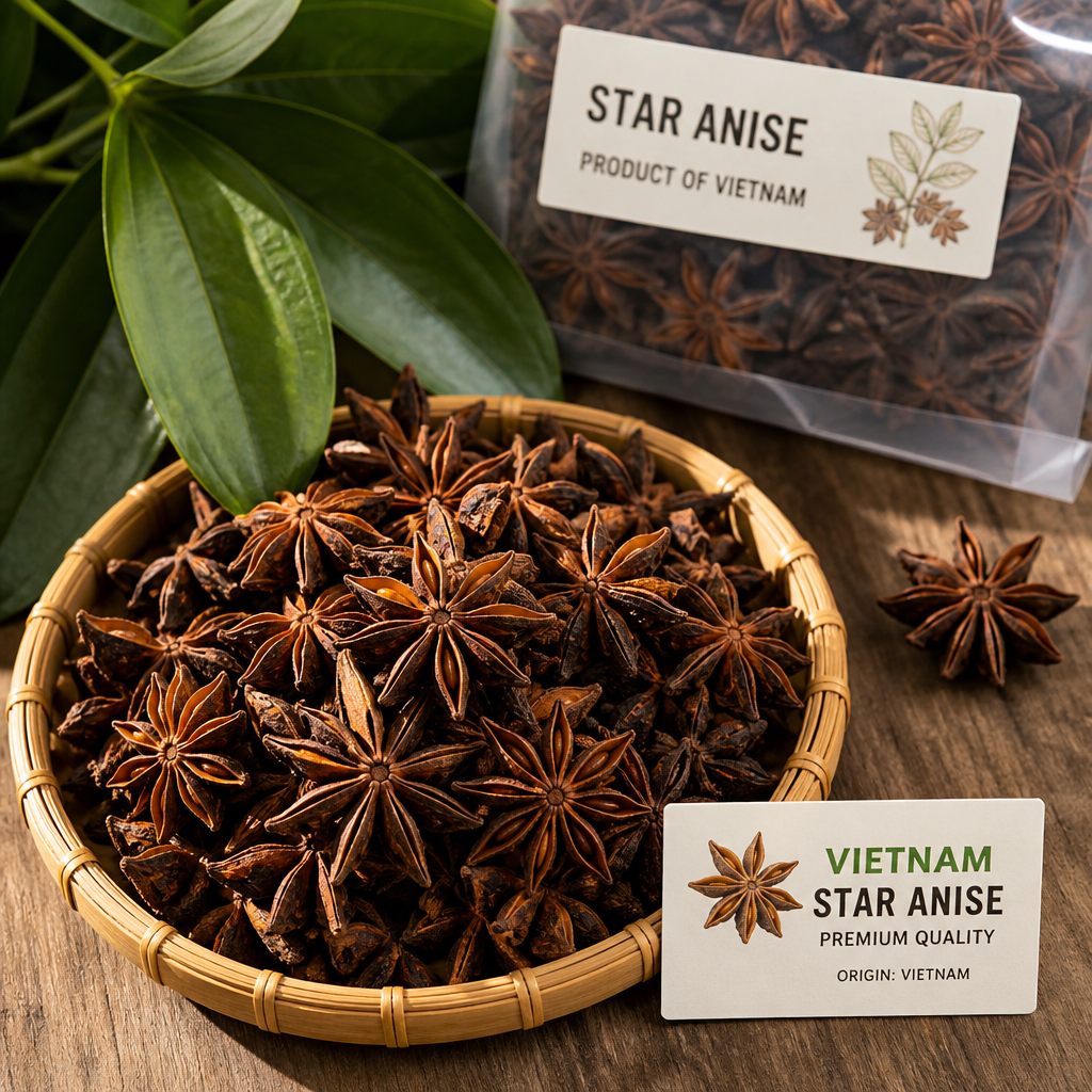 Vietnam Star Anise Exporter & Supplier – Premium Vietnamese Star Anise
