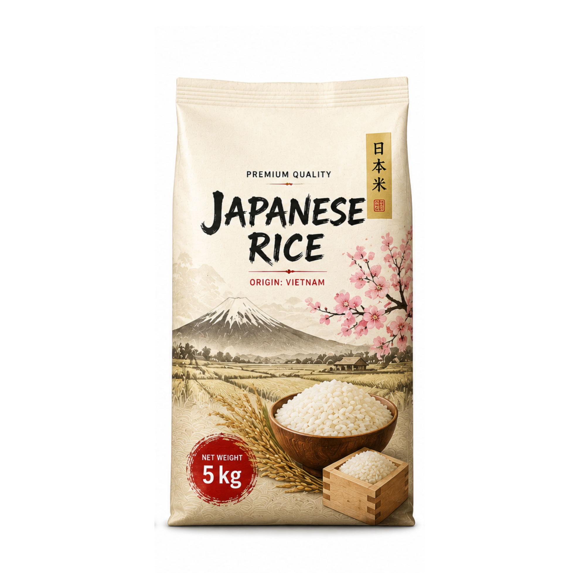 PREMIUM JAPANESE RICE FROM VIETNAM – BULK WHOLESALE | OEM/ODM & PRIVATE LABEL