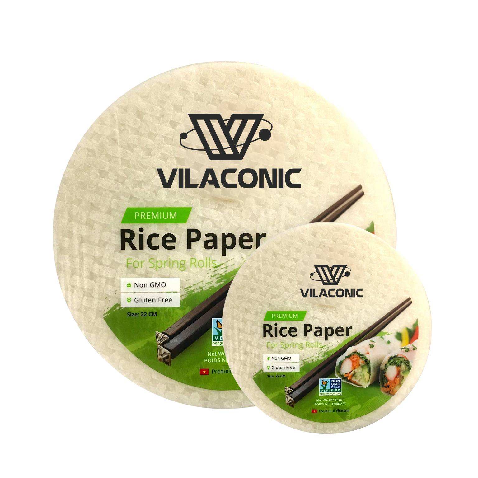 VIETNAMESE RICE & TAPIOCA PAPER – ROUND/SQUARE | 16CM, 18CM & 22CM | 12-MONTH SHELF LIFE