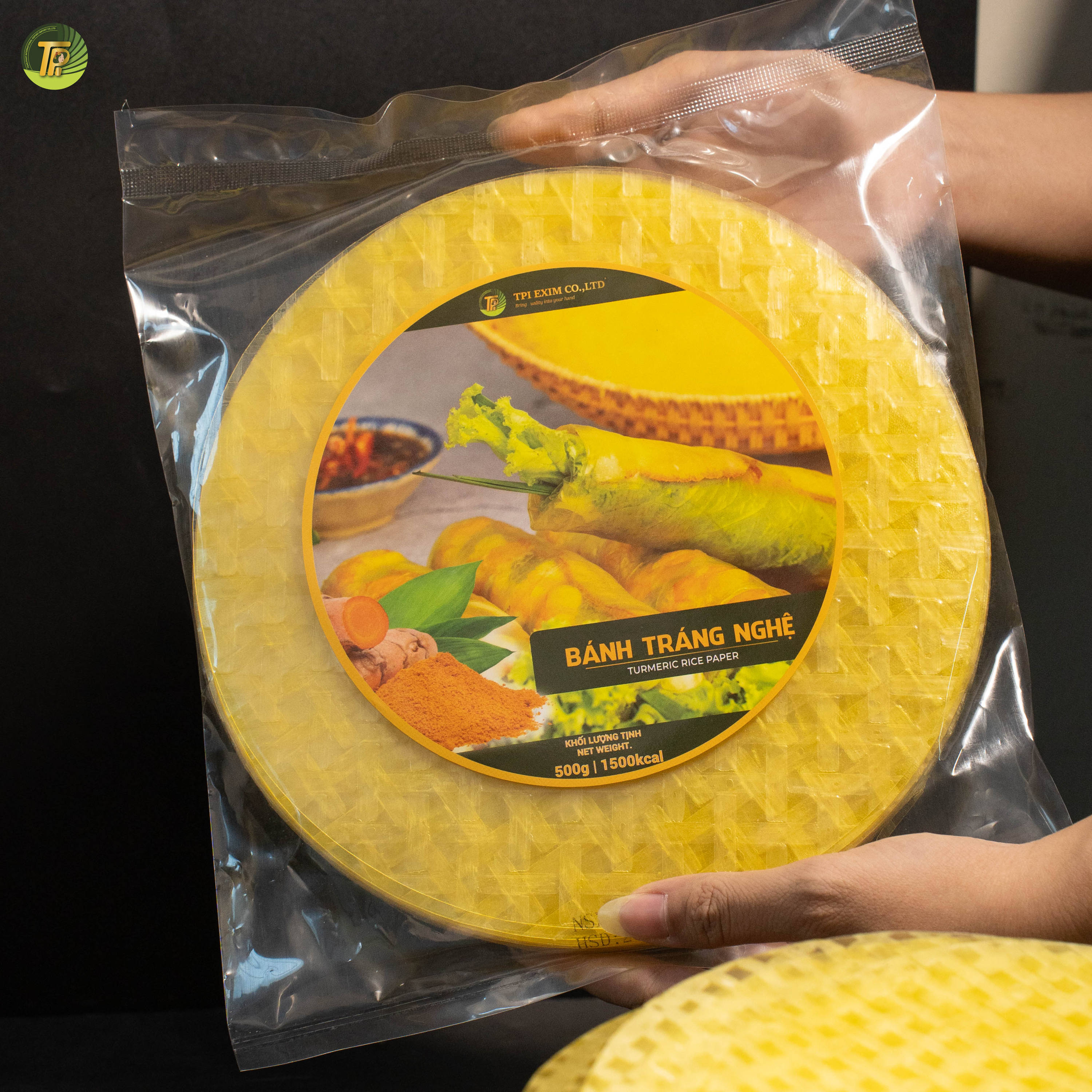 VIETNAMESE GOLDEN TURMERIC RICE PAPER – NATURAL INGREDIENTS | BULK WHOLESALE EXPORT 3