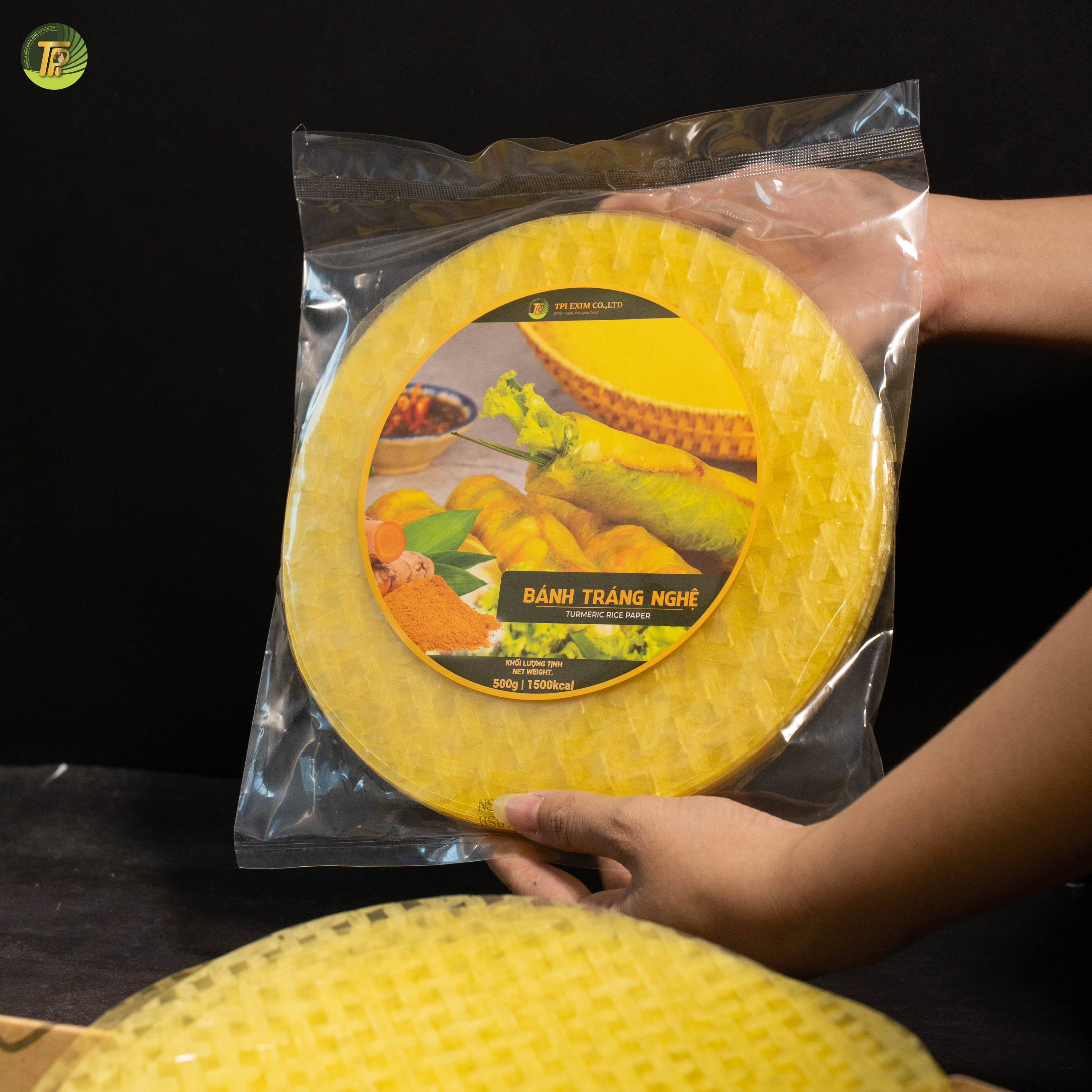 VIETNAMESE GOLDEN TURMERIC RICE PAPER – NATURAL INGREDIENTS | BULK WHOLESALE EXPORT 4