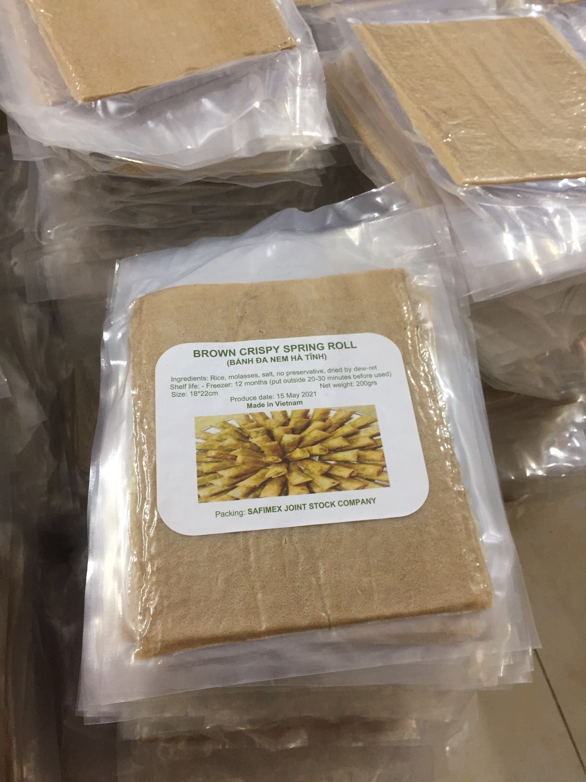 TRADITIONAL LIGHT-GOLDEN VIETNAMESE RICE PAPER – DRIED WRAPPERS | CRISPY FRYING & OEM WHOLESALE 3