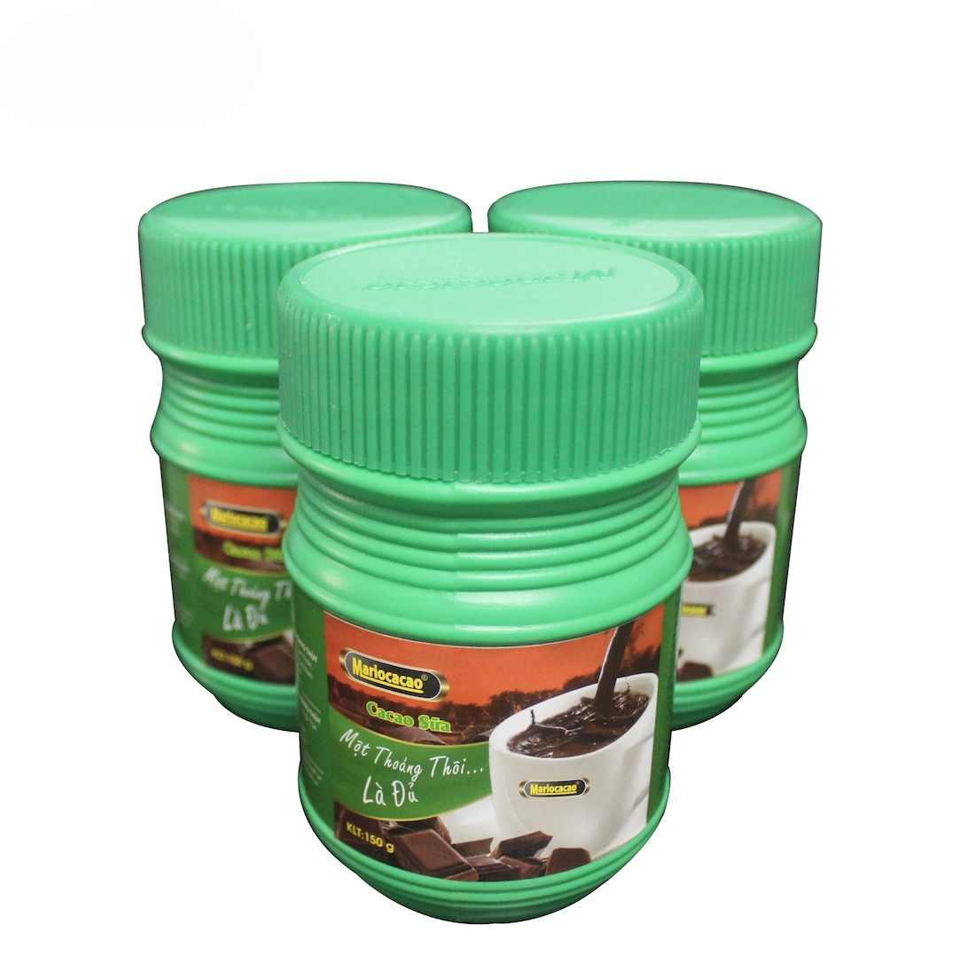 PREMIUM VIETNAMESE 3-IN-1 INSTANT COCOA POWDER – 65% COCOA | 150G JAR | OEM WHOLESALE