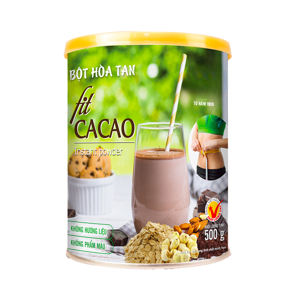 PREMIUM VIETNAMESE FIT INSTANT COCOA POWDER – 500G | NATURAL PRODUCT