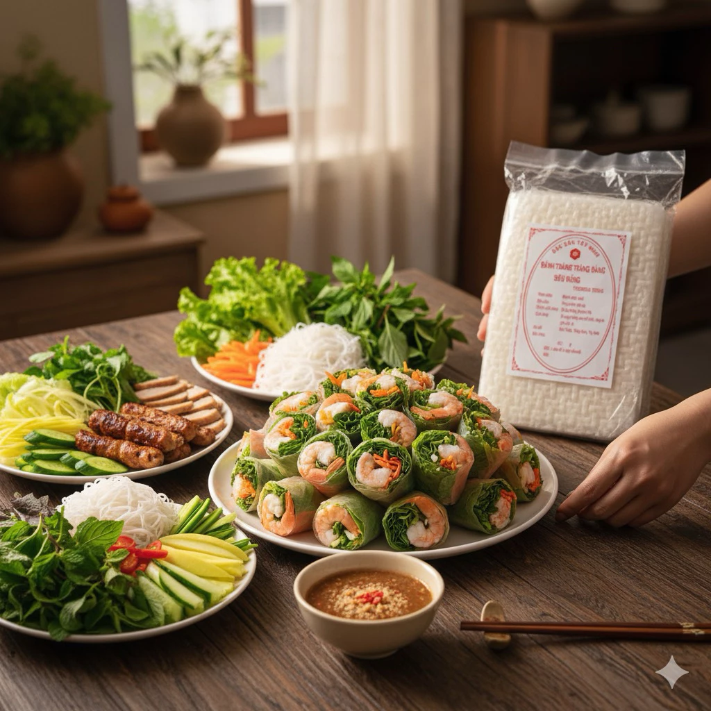 PREMIUM VIETNAMESE WHITE DRIED RICE PAPER – SPRING ROLL WRAPPERS | FAMILY & FOODservice
