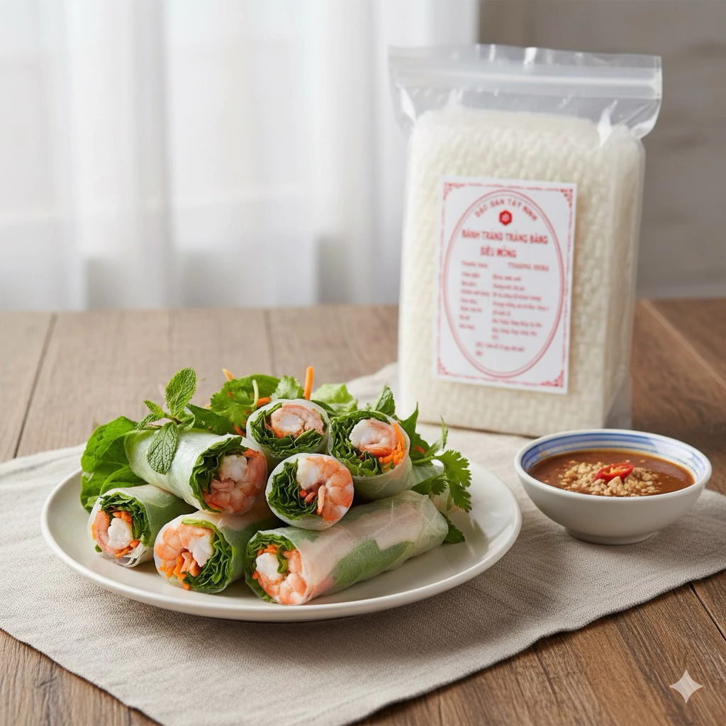 PREMIUM VIETNAMESE WHITE DRIED RICE PAPER – SPRING ROLL WRAPPERS | FAMILY & FOODservice 3