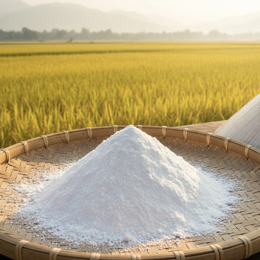 PREMIUM VIETNAMESE RICE FLOUR & STARCH – HALAL & KOSHER CERTIFIED | GLOBAL FOOD MANUFACTURING