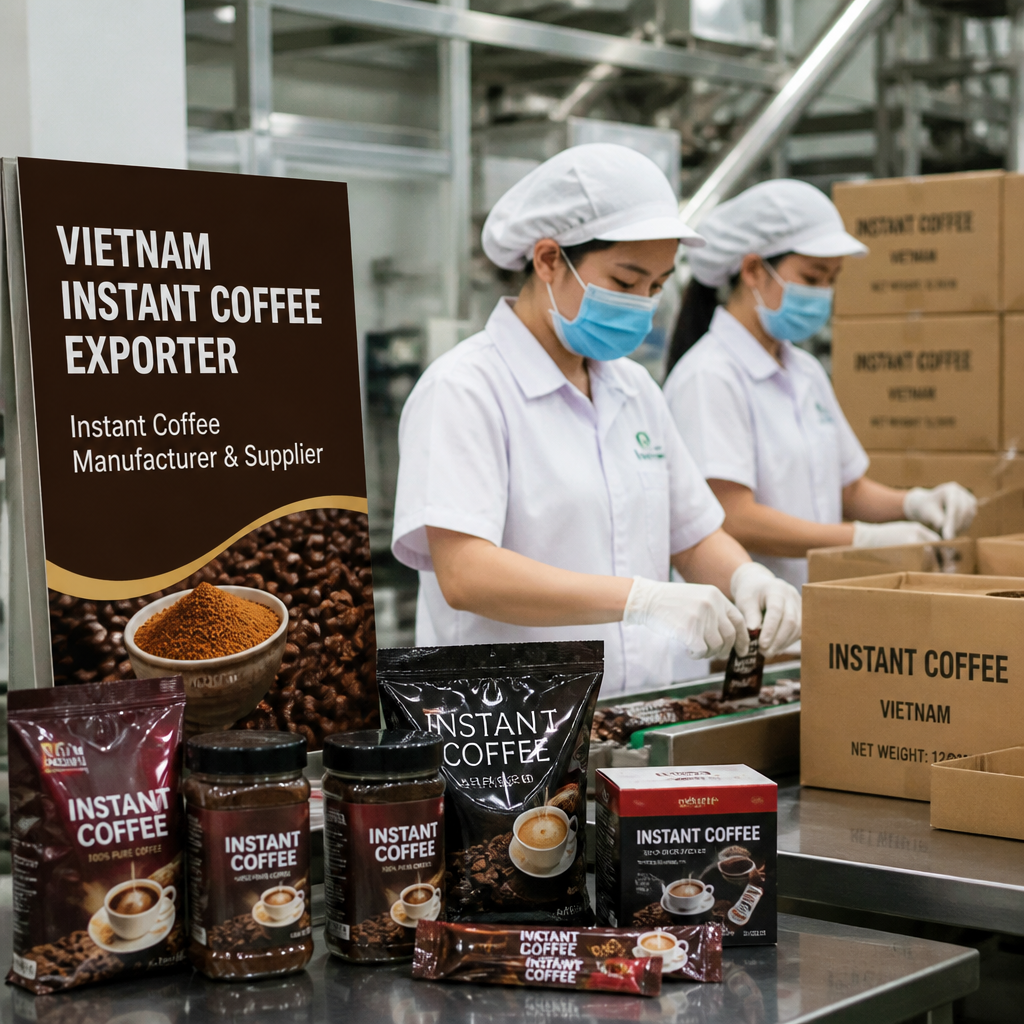 Vietnam Instant Coffee Exporter – Instant Coffee Manufacturer & Supplier