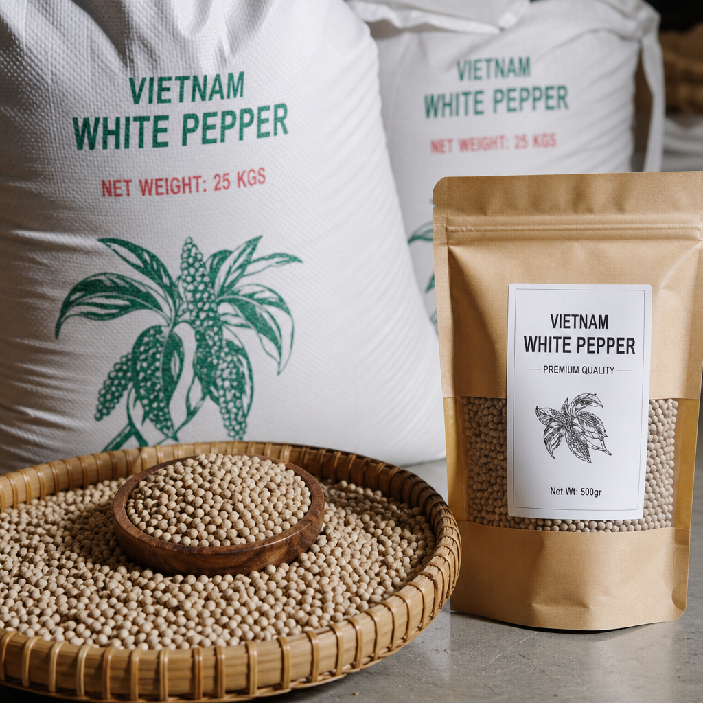 Vietnam White Pepper Exporter – Premium Vietnamese White Pepper Supplier