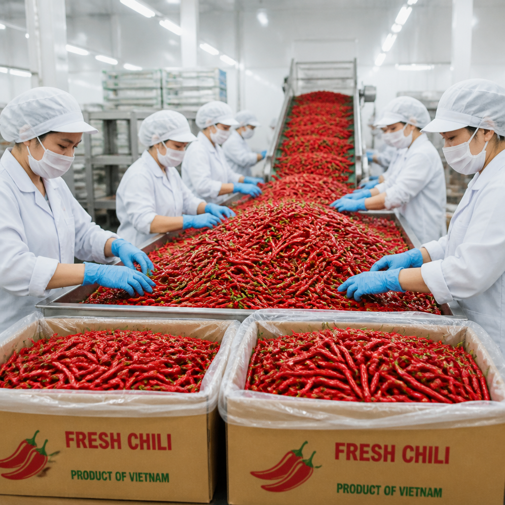 Vietnam Fresh Chili Exporter – Fresh Chili Supplier for International Buyers