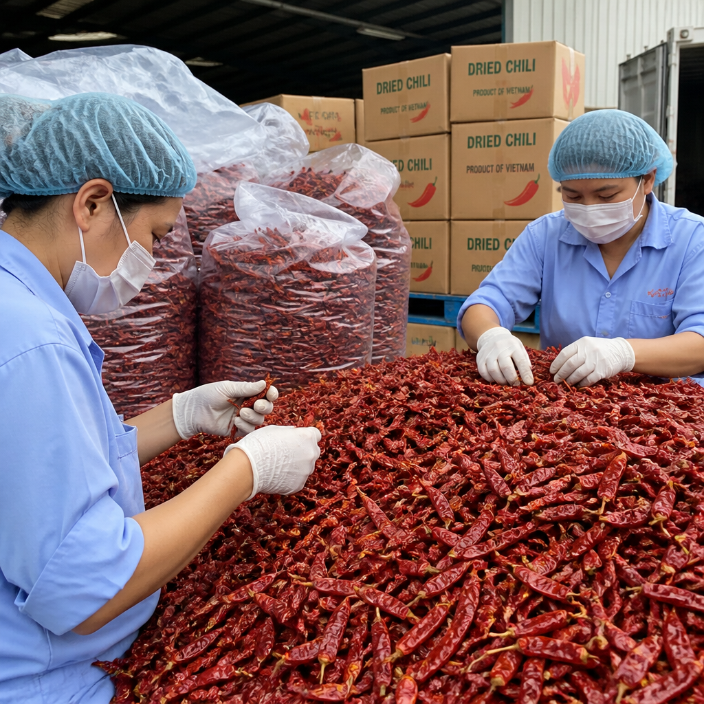 Vietnam Dried Chili Exporter – Bulk Dried Chili Supplier