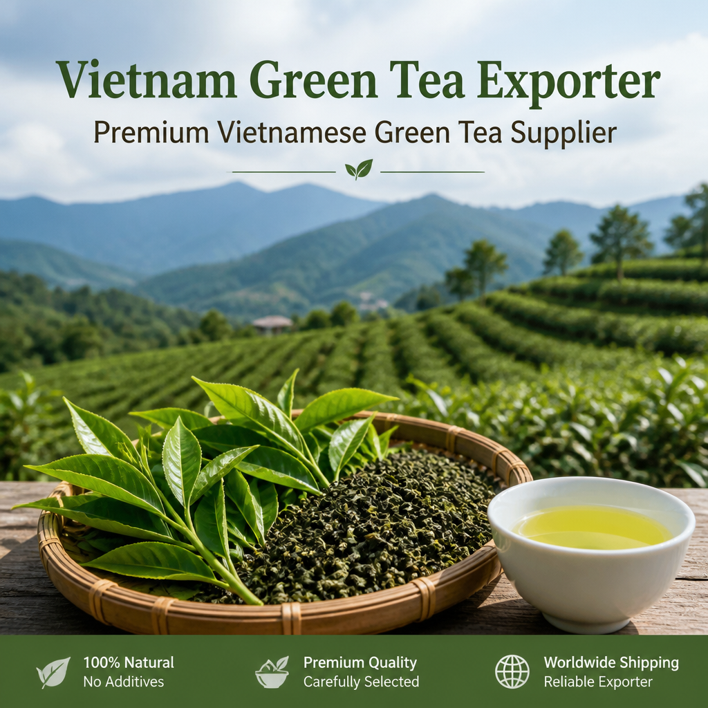 Vietnam Green Tea Exporter – Premium Vietnamese Green Tea Supplier