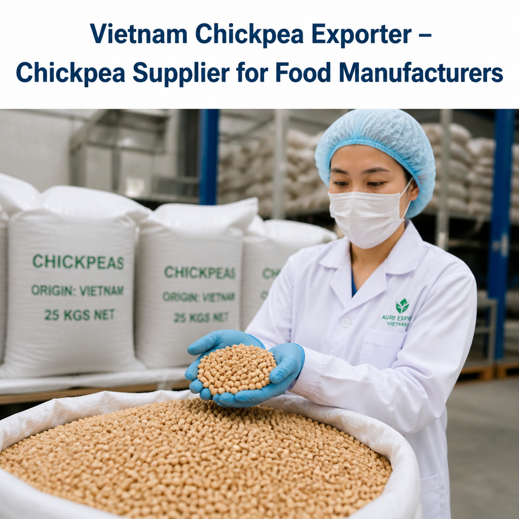 Vietnam Chickpea Exporter – Chickpea Supplier for Food Manufacturers