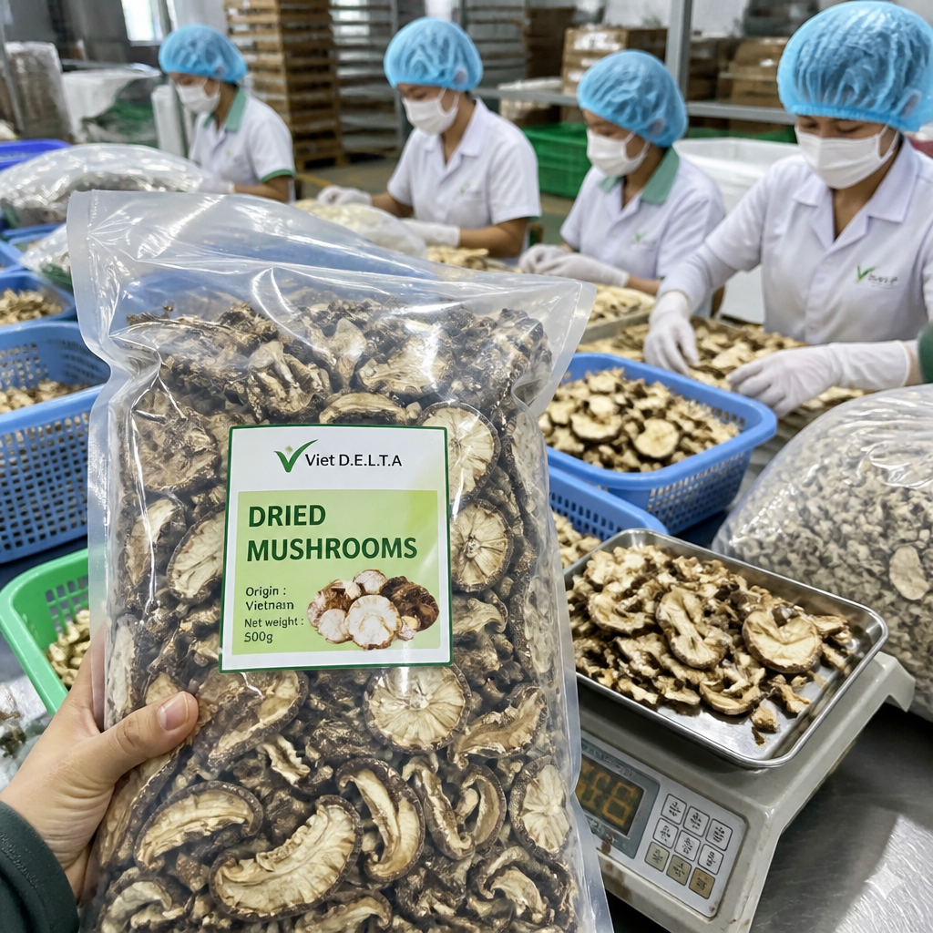 Vietnam Dried Mushroom Exporter – Dried Mushroom Supplier from Vietnam