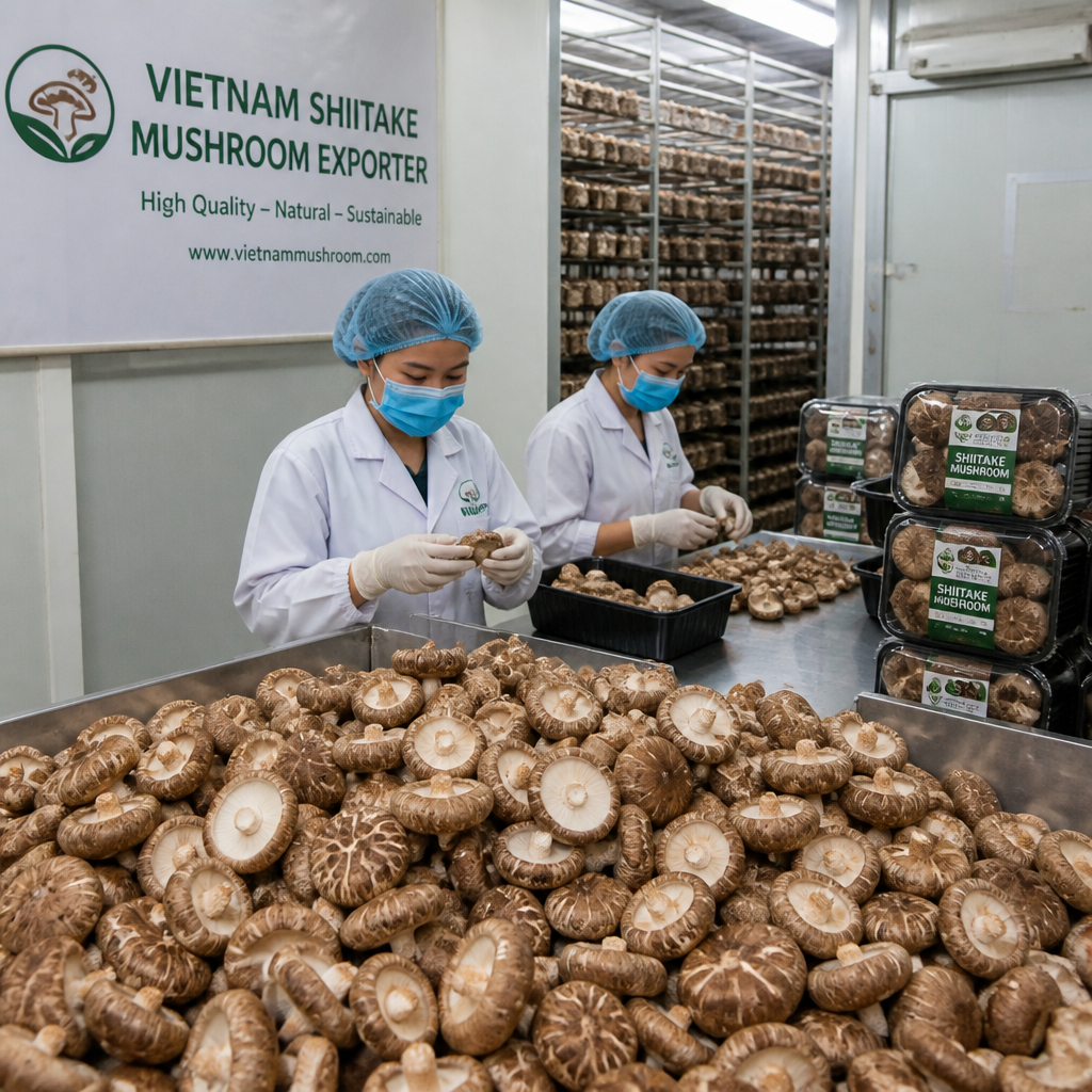 Vietnam Shiitake Mushroom Exporter – Vietnamese Shiitake Supplier