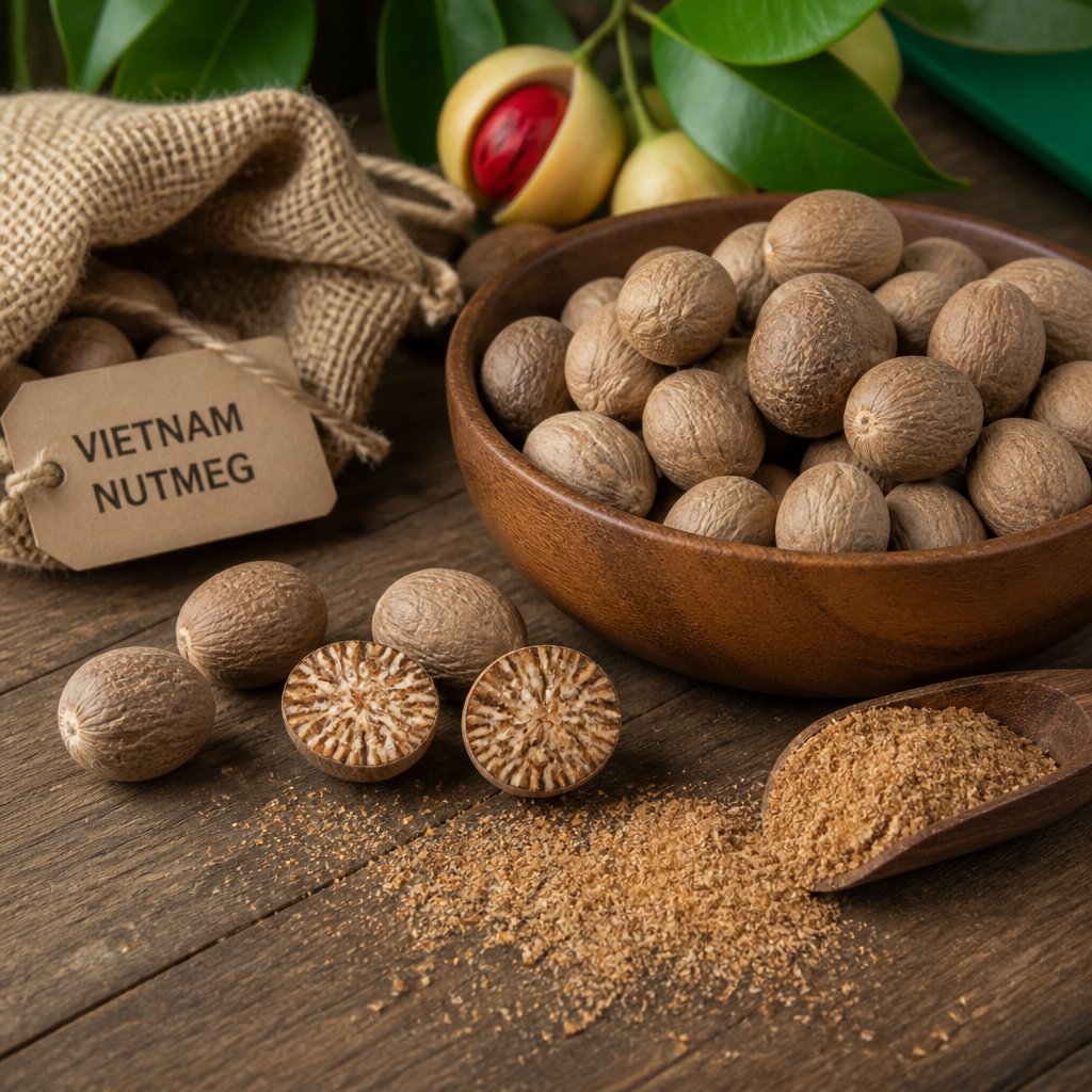 Vietnam Nutmeg Exporter – Nutmeg Supplier for Food & Spice Buyers