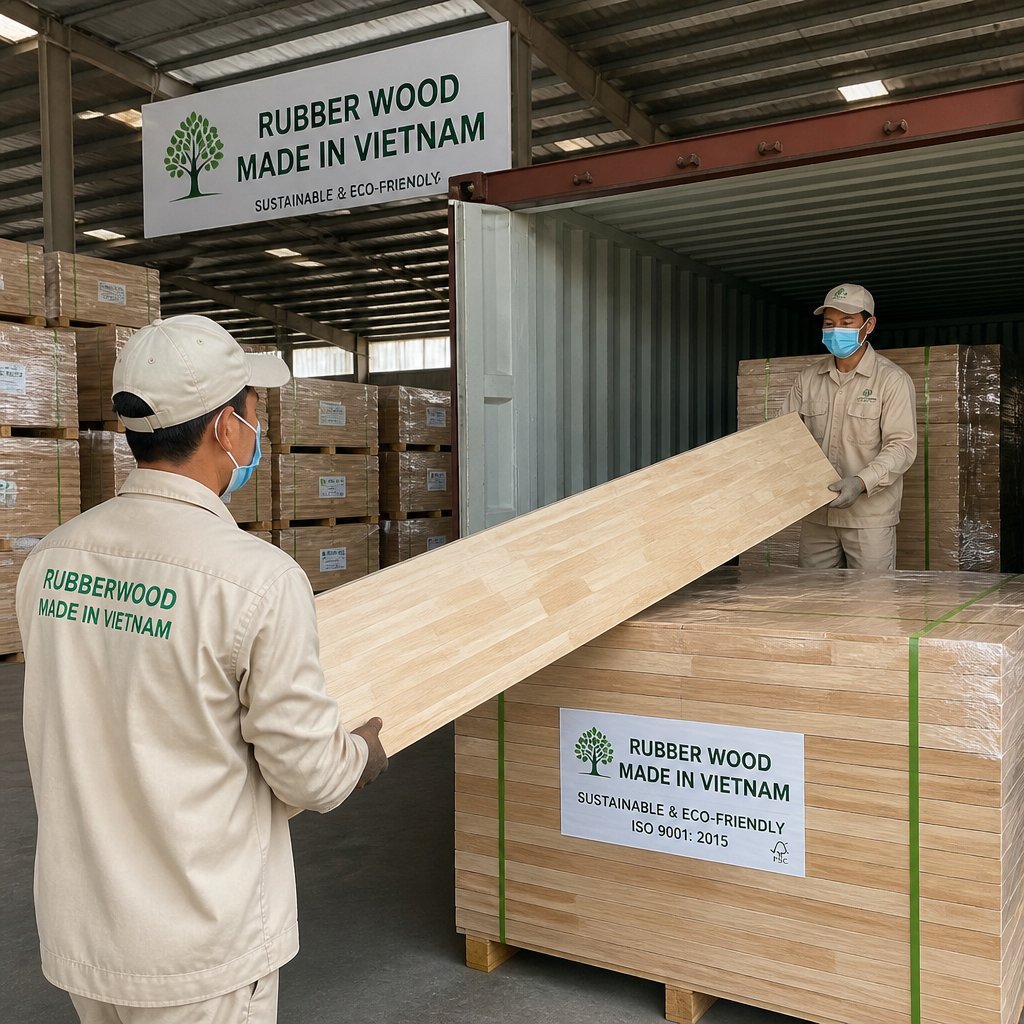Vietnam Rubber Wood Exporter – Rubberwood Supplier from Vietnam