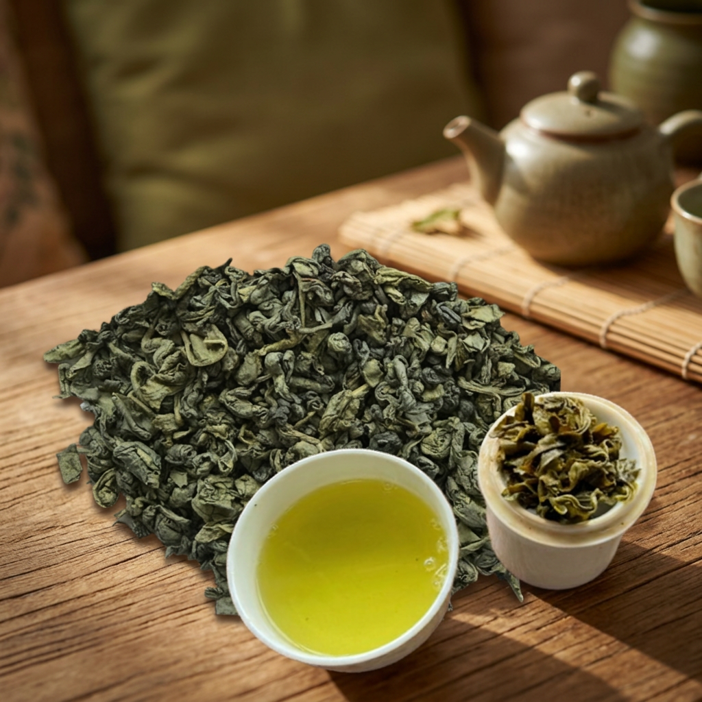 PREMIUM VIETNAMESE ORGANIC ROASTED LOOSE-LEAF GREEN TEA – BULK SUPPLY 2