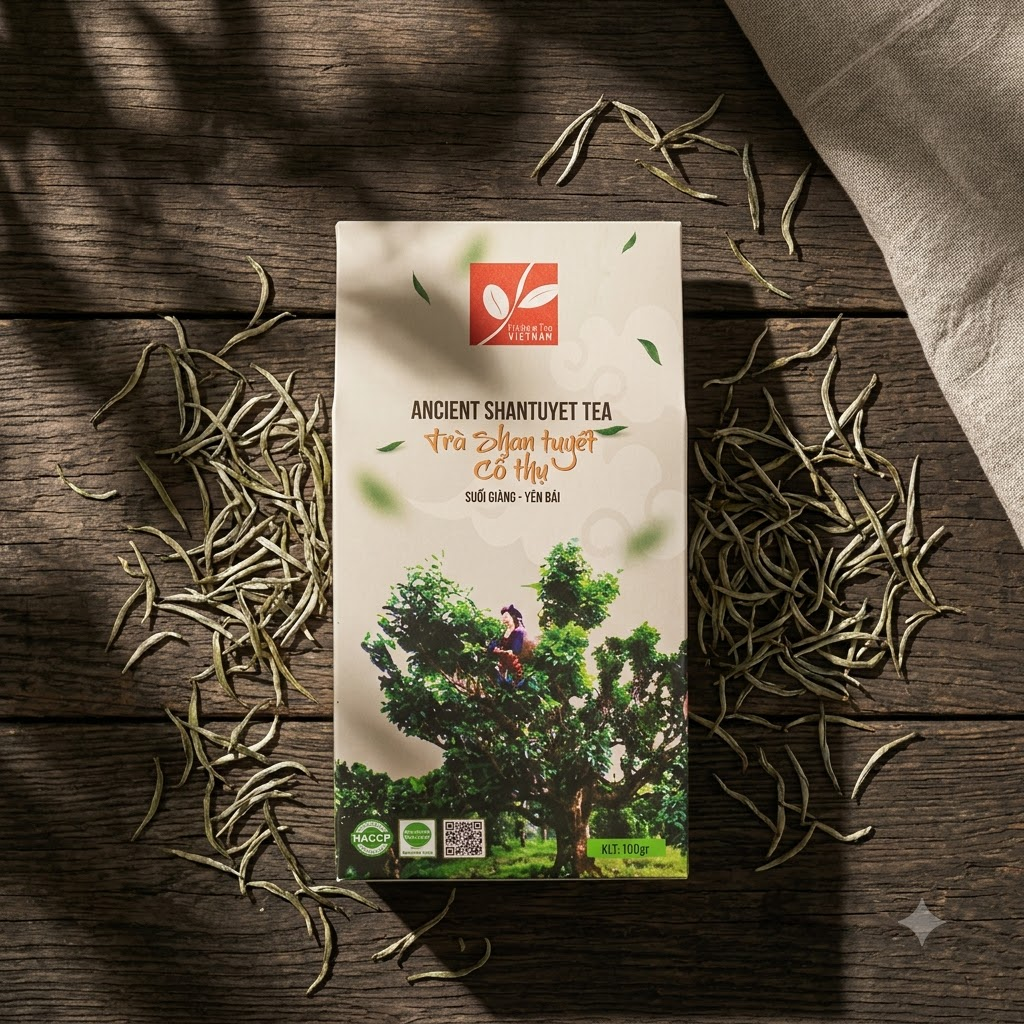 PREMIUM VIETNAMESE SHAN TUYET GREEN TEA 100G – BULK & B2B CUSTOM BLENDING 3