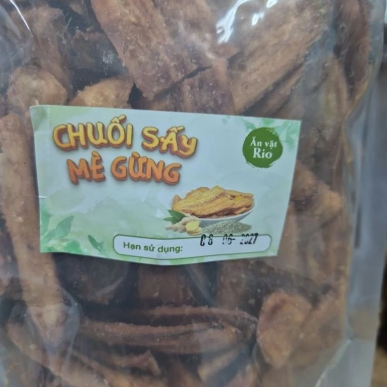 PREMIUM VIETNAMESE CRISPY SESAME BANANA 500G – WHOLESALE SNACK 2