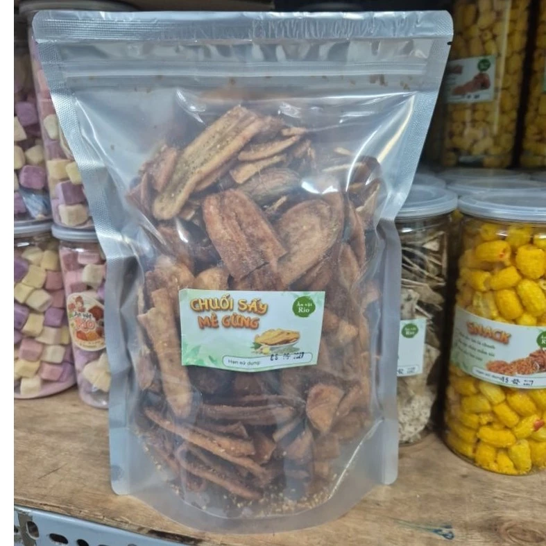 PREMIUM VIETNAMESE CRISPY SESAME BANANA 500G – WHOLESALE SNACK 3