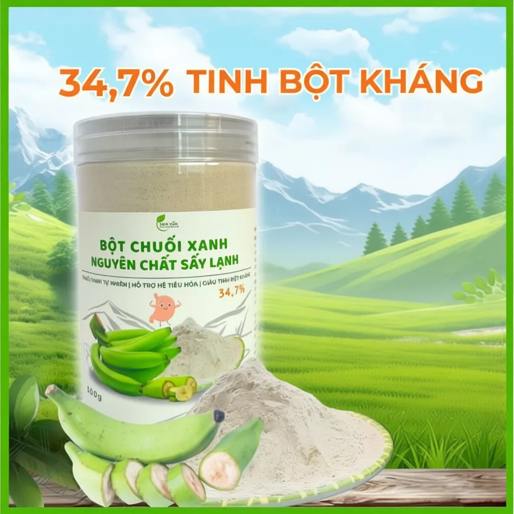 PREMIUM VIETNAMESE GREEN BANANA POWDER 500G – PURE | WHOLESALE & EXPORT