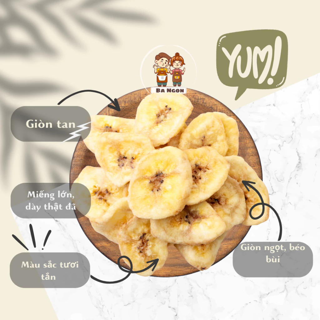 PREMIUM VIETNAMESE CRISPY DRIED BANANA – NO ADDED SUGAR | NO PRESERVATIVES 4
