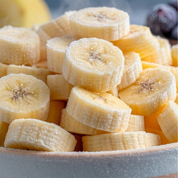 PREMIUM VIETNAMESE IQF FROZEN BANANA – WHOLE & SLICED | 20KG VACUUM PACK | OEM EXPORT